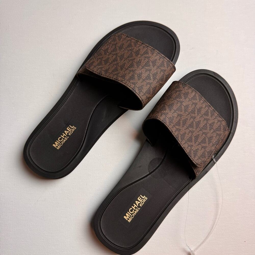 Michael Kors Women’s Secure Strap Slide Sandal Sz 7 - Picture 4 of 7